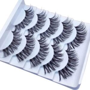 5 Pairs False Eyelashes Attractive Comfortable Natural Look-