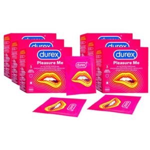 Durex Pleasure Me - 6 Packs Of 3's