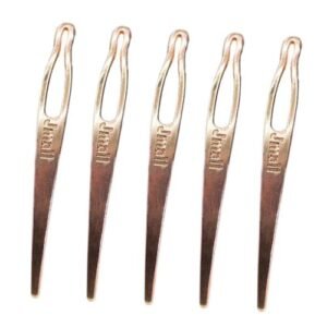 5x Dreadlock Interlocking Needles Locks Braids Crochet Hooks Golden