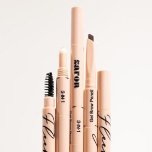 Zaron EYEZMATTAZ- Fleek 3-in-1Sculpting Gel Eyebrow Pencil- Espresso