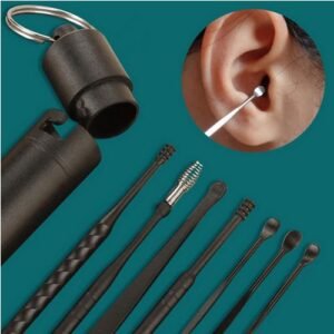 7pcs Ear Pick Wax Removal Tool Stainless Steel Earpick