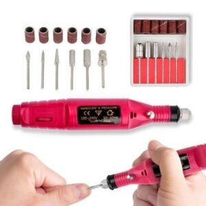 Professional Electric Acrylic Nail Drill Machine Kit USB Nail Drill