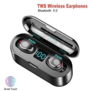 Fingerprint Wireless 5.0 Bluetooth Headset 8D Stereo Earbuds