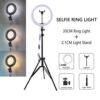 12" Inches Ring Light With Tripod Stand