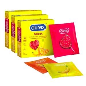 Durex Select Flavours Condoms - 3 Packs Of 3's