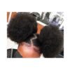 2 Pieces Of Afro Kinky Puff Hair Bun For Ladies - Black