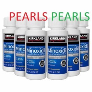 Kirkland Signature (Pearls)Minoxidil-5% Hair Regrowth For Men (6 Months Supply)
