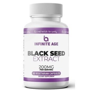 Infinite Black Seed Extract 60 Caps Optimal Skin, Hair, Memory And Focus, Brain Health And Immunity