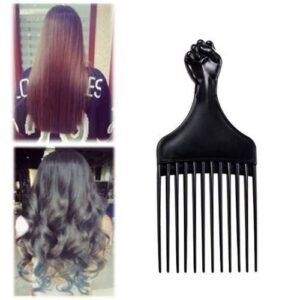 Afro Comb Curly Hair Brush Salon Hairdressing Styling Long