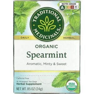 TRADITIONAL MEDICINAL TRADITIONAL  MEDICINAL  ORGANIC SPEARMINT TEA  -- 16 Tea Bags