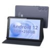 C Idea 9 Inches Android 12 Sim Tablets WiFi 256GB ,1280 * 800,8000mAh Battery Tablet Gray