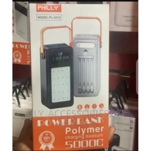 Philly Mobile Power Bank 50 000mah Fast Power Bank 3-Port Charger With USB-C