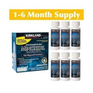 Kirkland Signature Minoxidil For Bald Hair & Beard Growth  (6 Months Supply)