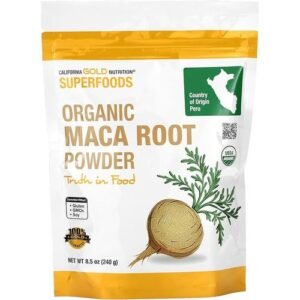 California Gold Nutrition Organic Peruvian Maca Root Powder - 240g