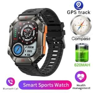 Smart Watch Men Sports Fitness Tracker Ip67 Waterproof AI Voice Bluetooth Call Smartwatch 2023