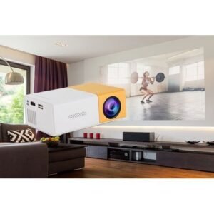 Portable Projector Mini LED Projectors Full 3D HD 1080P HDMI USB