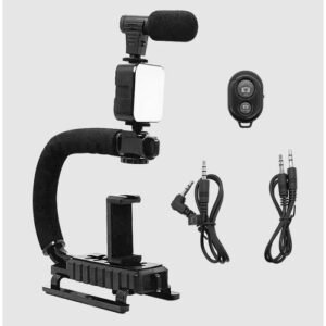 Vlogging Kit/Video Maker Kit +Mic+Tripod+Holder /Light