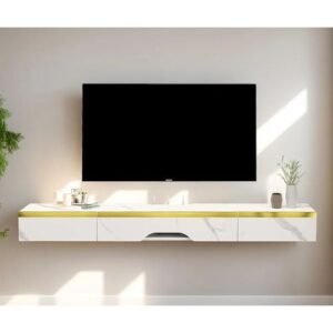 TV Wall Shelf With Drawers TV Cabinet Shelf- Floating Shelves Wall Decor Shelf