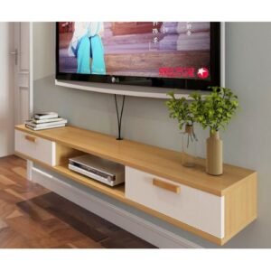 Floating TV Shelf - Wall Mount Cabinet Storage DVD Shelf