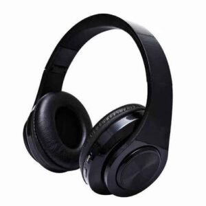 Wireless Bluetooth Headphone Foldable Headset- Black