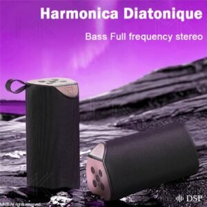 MK ? Bluetooth Speaker, Portable Speaker, Louder Volume, Crystal Clear Sound, Rich Bass