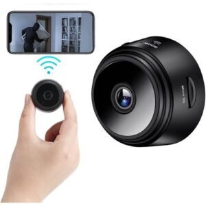 Mini HD 1080P Night Vision Wireless WiFi Spy Hidden Camera (Black)