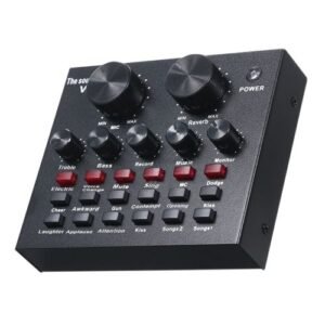 V8 Audio USB External Sound Card Live Show Soundcard