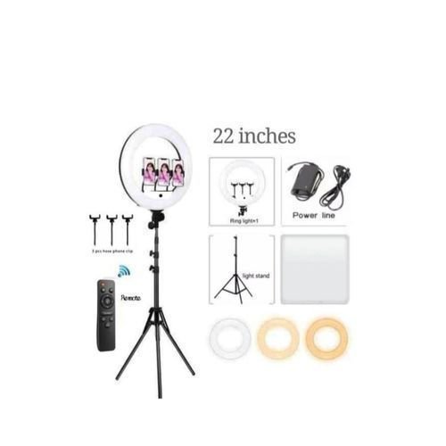 22 Inch Dimmable Selfie Ring Light (EXTRA LARGE)