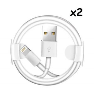 2pcs Super Quality Iphone 8Pin USB Charging Adapter/ Cable