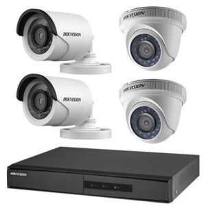 Hikvision 1080P AHD  2 Indoor + 2 Outdoor Camera + 4Channel DVR