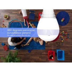 V380 Wifi Panoramic IP Camera CCTV 1080P Lamp Light Monitor