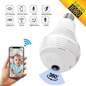 Mini WiFi Camera 360 Degree Recorder HD Home Security CCTV