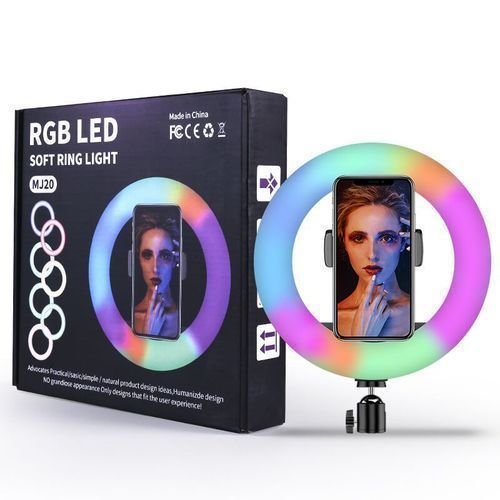 13 Inch RGB Fill Light Self Photo Beauty Colorful Ring Lamp