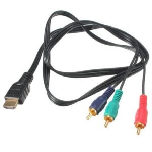 3FT 1m HDMI Male To 3 RCA RGB Video Audio AV Adapter Cable For HDTV DVD 1080P, CHECK IF YOUR DEVICE IS COMPATABLE FIRST BEFORE BUYING