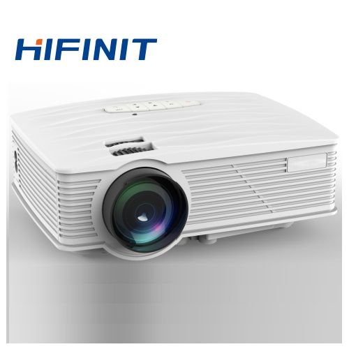 Hifinit Movie LED TV 1080P 6000 Lumen MINI Projector WIFI