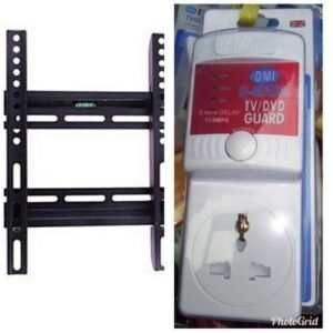 14-42 Inches LED/LCD TV Wall Hanger/Bracket + D-marc Universal TV Guard Surge Adapter