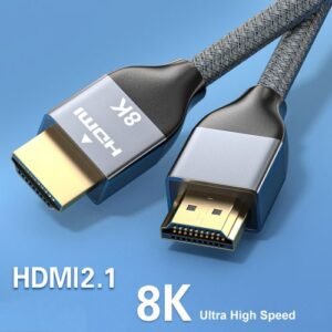Jourmind Certified 8K 60HZ HDMI Cable 2.1 HDMI Braided Cord-48Gbps
