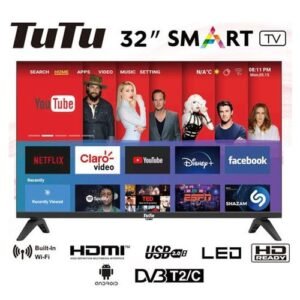 Tutu 32" Inches Smart LED TV (32Q1) - Black +1 Year Warranty