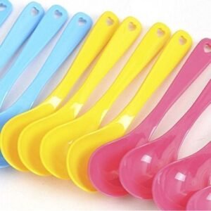 Baby/Toddler Spoon Set  Feeding Food Plastic Spoons- 12 Pcs