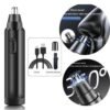 Rechargeable electric nose hair trimmer for men and women