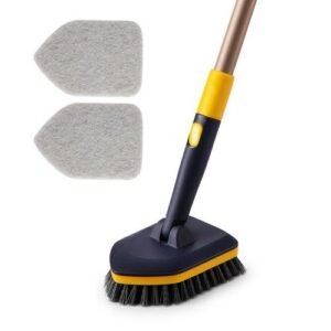 Squeez brush 360 degree self-wringing brush with sponge replacement mop heads dry & wet mops