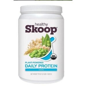healthy Skoop Plant Based Protein Daily Protein Powder USDA Organic BCAAs