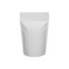 50pcs Resealable Matte Aluminum White Stand Up Ziplock Pouch