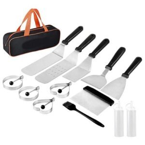 Blackstone Griddle 14Pc Flat Top Grill , with Spatulas&