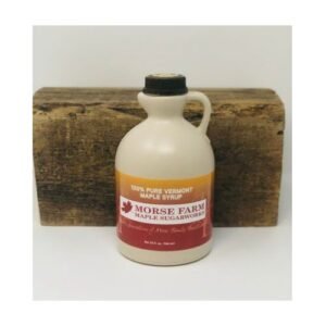 Morse Farm Organic Vermont Maple Syrup, Grad A Golden, 16oz 472 Ml