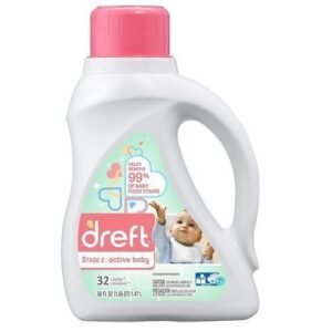 Dreft Stage 2: ALiquid Baby Laundry Detergent (32 Loads)