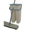 ROTATABLE FLAT SCRATCH MOP WITH SQUEEZE BUCKET AND EXTRA MICROFIBER PAD