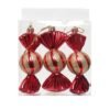 3pcs/box Ornament Balice Ice Candy Shapes Xmas Tree Hanging Pendants Home Party Navidad Decor