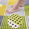 ML bath mat anti-slip bathroom mat non-slip floor mat drainage mat 25x25cm (sold per piece)