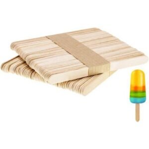 50 X 2 (100pcs) Pack In A Pack Ice Cream Wooden Stick
